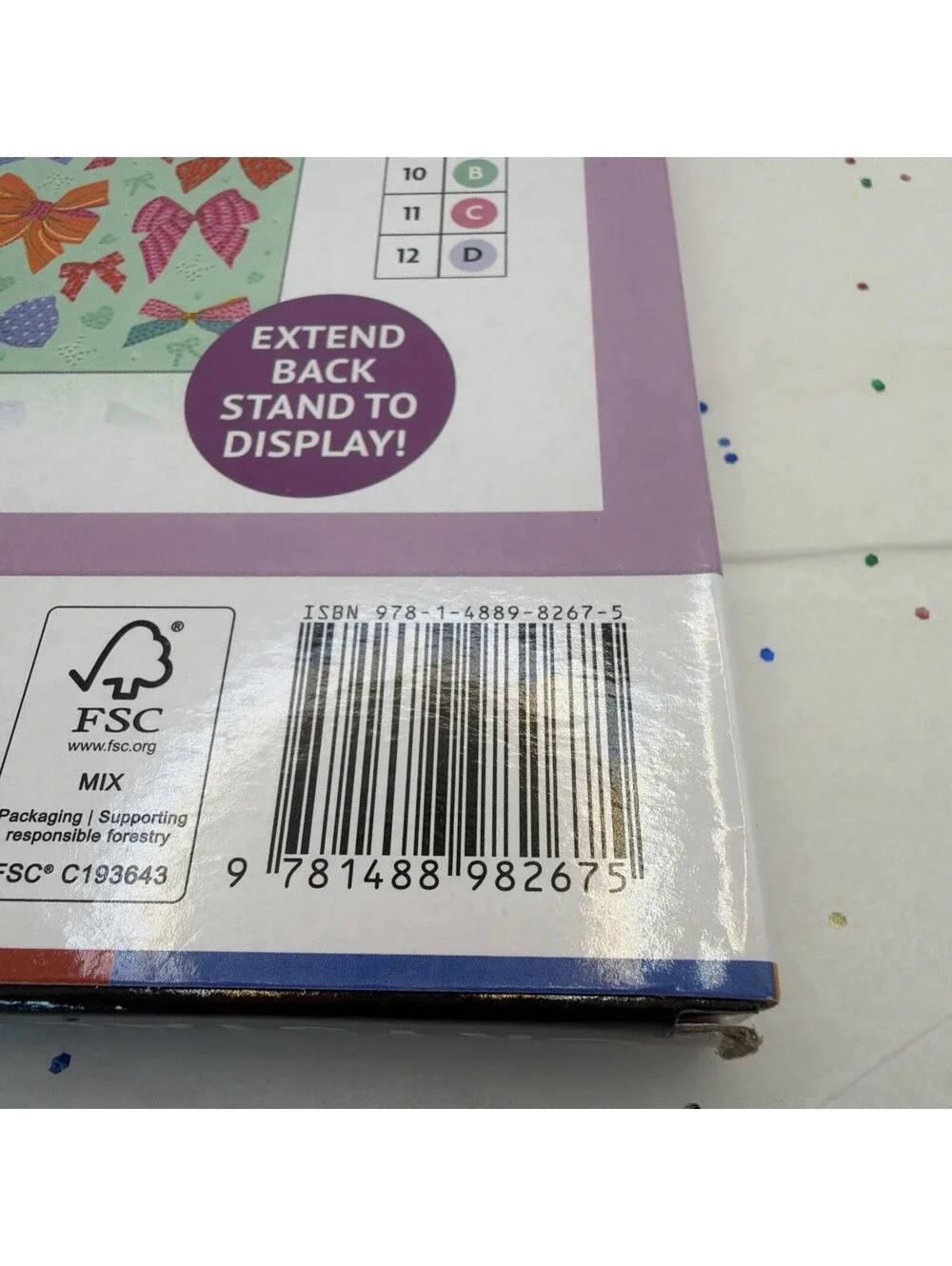 ArtMaker Crystal Creations Pretty Ribbons Diamond Painting Kit 1500 Crystals New